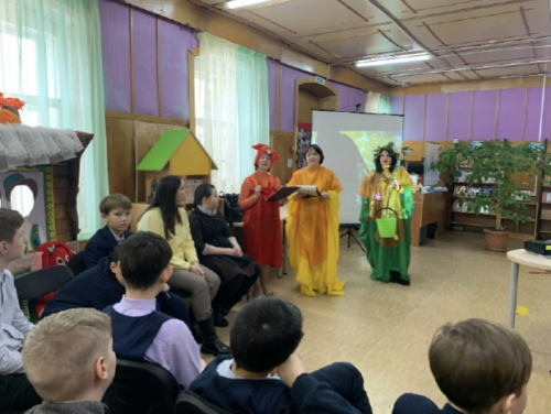 Лаишевские гимназисты весну встречали