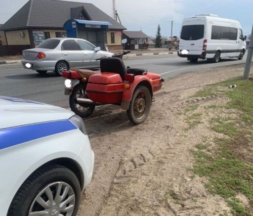 Антипьянь. В Лаишевском районе задержали пьяного мотоциклиста