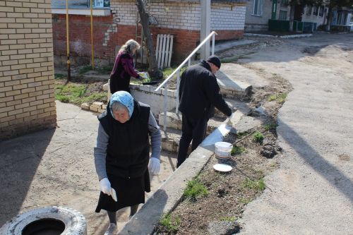 Сотрудники редакции газеты «Камская новь» приняли участие в субботнике в Лаишеве