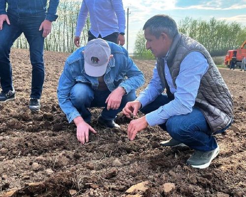 Глава Лаишевского района Ильдус Зарипов ознакомился с ходом весенне-полевых работ