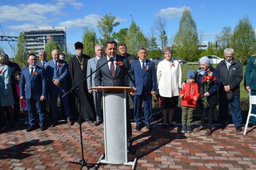 Новый памятник в селе Усады символизирует преемственность поколений
