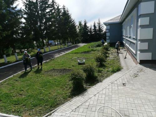 Субботник в Лаишеве продолжается