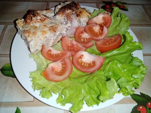 Рыбная запеканка с цветной капустой
