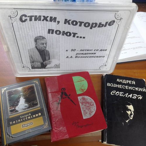 В Лаишевской библиотеке организована книжная выставка «Стихи, которые поют…»