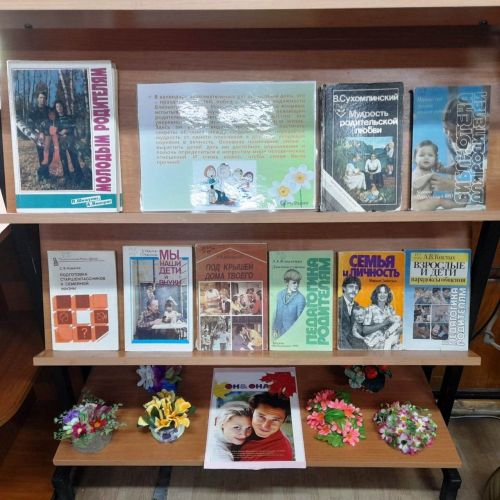В Лаишевской библиотеке организована книжная выставка «Всё начинается с Семьи»