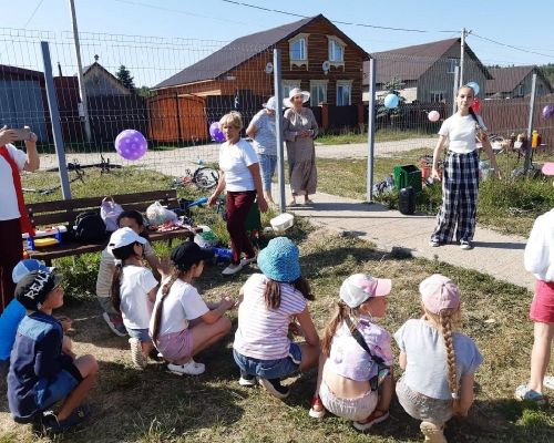 В Лаишеве ТОС и волонтеры провели для детей Сабантуй «Ура! Каникулы!»