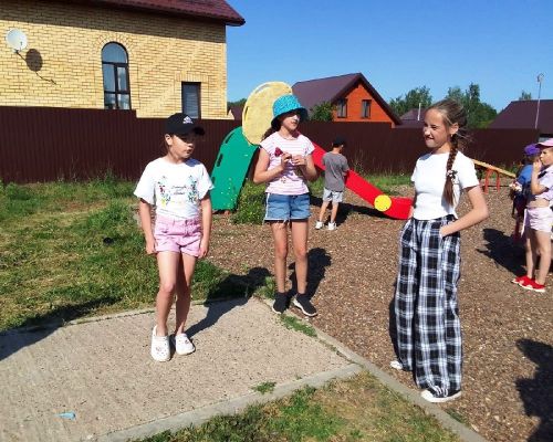 В Лаишеве ТОС и волонтеры провели для детей Сабантуй «Ура! Каникулы!»