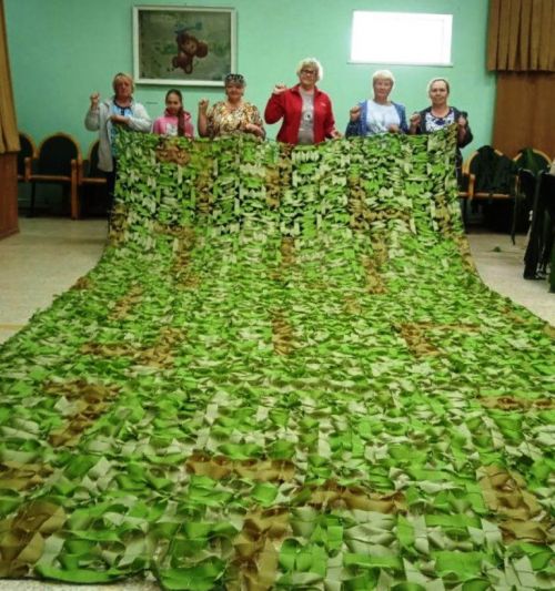 Где в Лаишевском районе плетут маскировочные сети для наших воинов