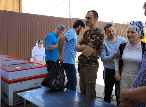 В мечети «Юлчы» Лаишевского района празднуют Курбан-байрам