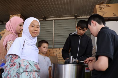 В мечети «Юлчы» Лаишевского района празднуют Курбан-байрам