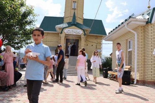 В мечети «Юлчы» Лаишевского района празднуют Курбан-байрам