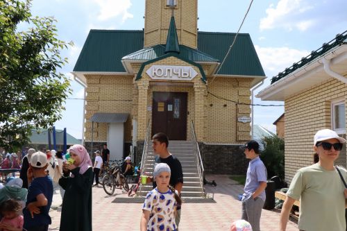 В мечети «Юлчы» Лаишевского района празднуют Курбан-байрам