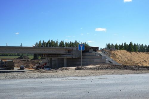 Лаеш районында М12 трассасы төзелеше зур тизлек белән бара