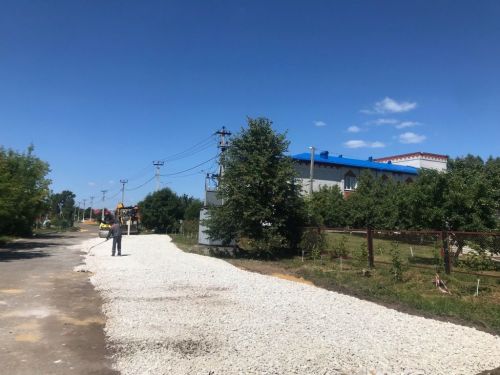 В Больших Кабанах Лаишевского района идут работы по благоустройству села