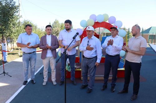 В Сокурах Лаишевского района открыли детскую площадку