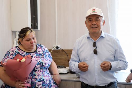 В Лаишевском районе Татарстана погорельцам построили дом