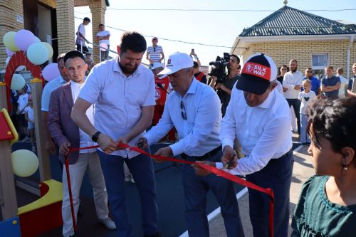 В Сокурах Лаишевского района открыли детскую площадку
