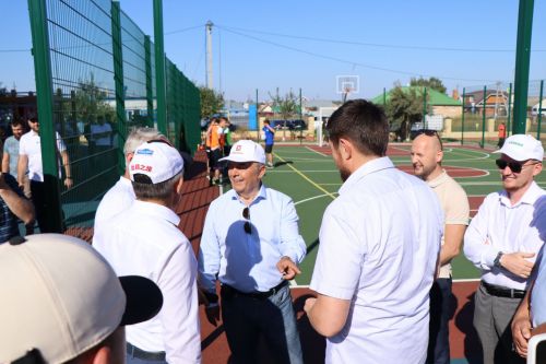 В Сокурах Лаишевского района открыли детскую площадку