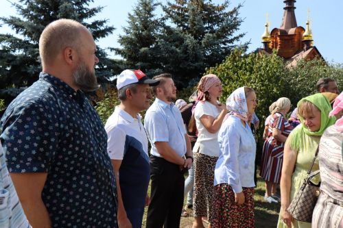 В Лаишевском районе в память об участнике СВО в селе Никольское на колокольню установили колокол