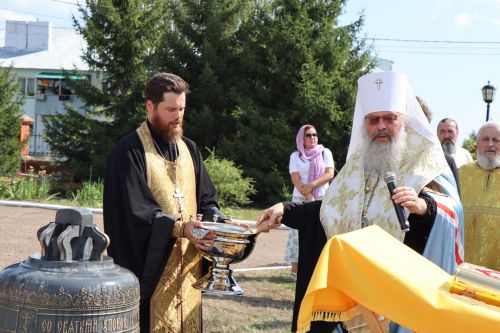 В Лаишевском районе в память об участнике СВО в селе Никольское на колокольню установили колокол