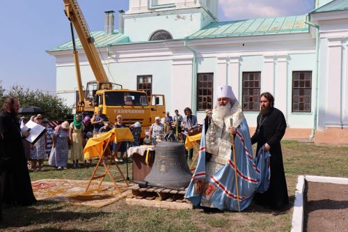 В Лаишевском районе в память об участнике СВО в селе Никольское на колокольню установили колокол