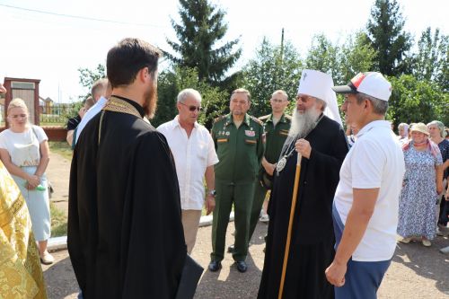 В Лаишевском районе в память об участнике СВО в селе Никольское на колокольню установили колокол