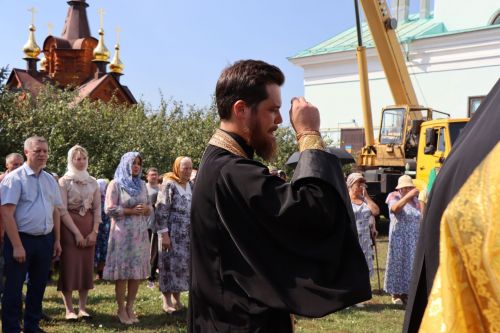 В Лаишевском районе в память об участнике СВО в селе Никольское на колокольню установили колокол