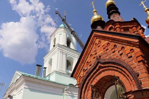 В Лаишевском районе в память об участнике СВО в селе Никольское на колокольню установили колокол