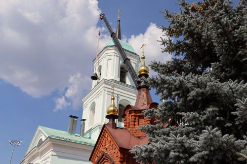 В Лаишевском районе в память об участнике СВО в селе Никольское на колокольню установили колокол