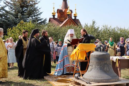 В Лаишевском районе в память об участнике СВО в селе Никольское на колокольню установили колокол