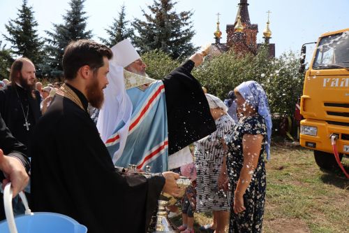 В Лаишевском районе в память об участнике СВО в селе Никольское на колокольню установили колокол
