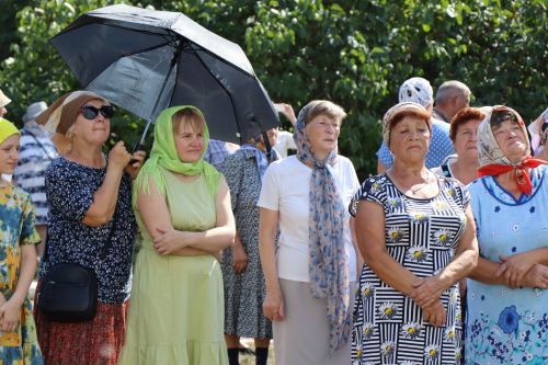 В Лаишевском районе в память об участнике СВО в селе Никольское на колокольню установили колокол