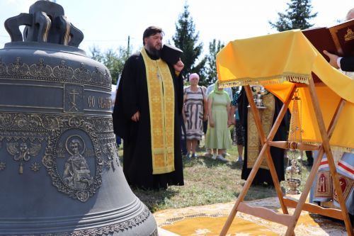 В Лаишевском районе в память об участнике СВО в селе Никольское на колокольню установили колокол