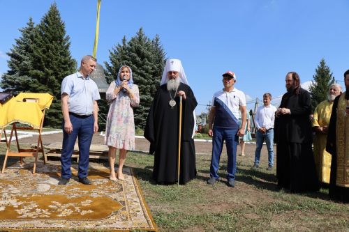В Лаишевском районе в память об участнике СВО в селе Никольское на колокольню установили колокол