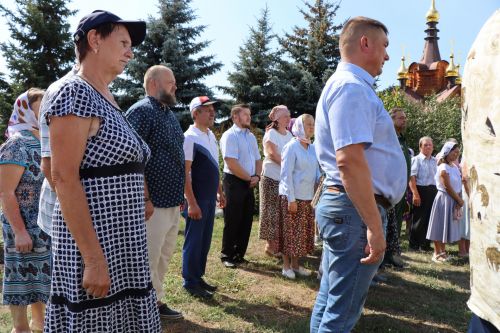 В Лаишевском районе в память об участнике СВО в селе Никольское на колокольню установили колокол