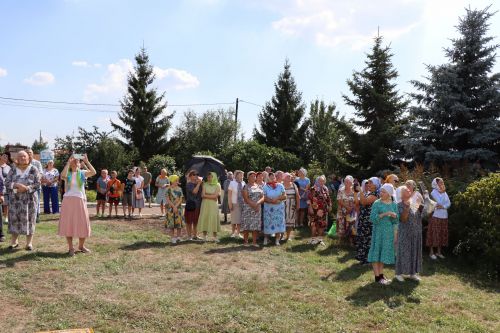 В Лаишевском районе в память об участнике СВО в селе Никольское на колокольню установили колокол