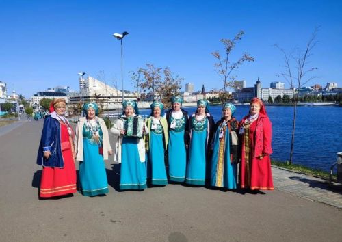 Ансамбль «Березка» Нармонского СДК участвовал в республиканском празднике «Играй, гармонь!»