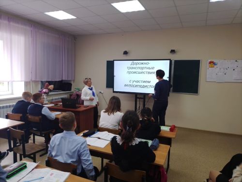 В школах Лаишевского района проходят встречи ведущего специалиста ГБУ «БДД» с учениками