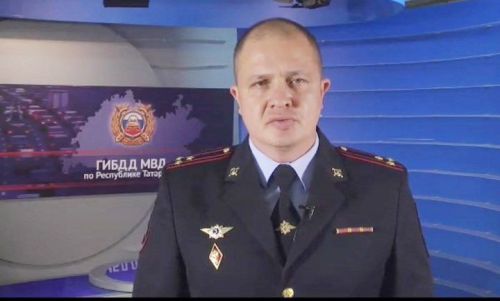 ТР буенча Эчке эшләр министрлыгының Дәүләт автоинспекциясе идарәсе башлыгы Рөстәм Гариповның мәктәп укучыларына һәм аларның әти-әниләренә мөрәҗәгате