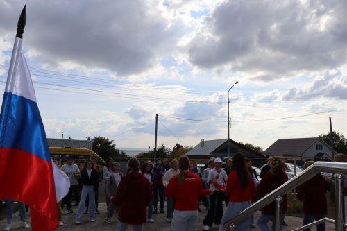 Сегодня в Молодежном центре «Белогорье» состоялось торжественное принятие в ряды «Движения первых».