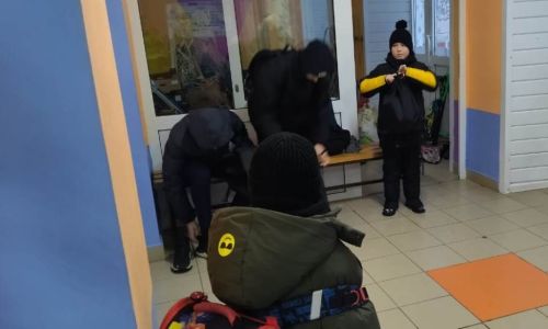 Активисты Нармонской школы агитируют за фликеры