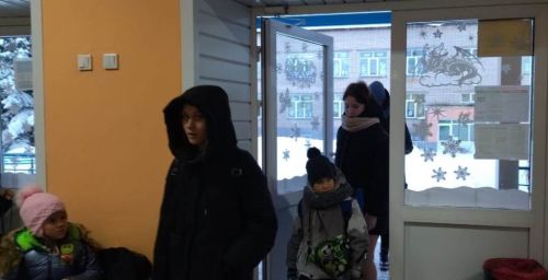 Активисты Нармонской школы агитируют за фликеры