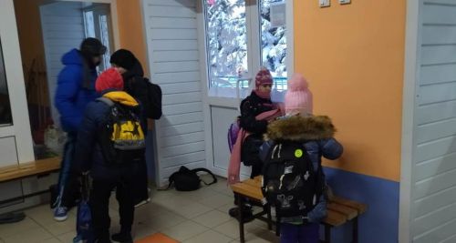 Активисты Нармонской школы агитируют за фликеры