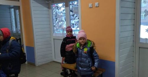 Активисты Нармонской школы агитируют за фликеры