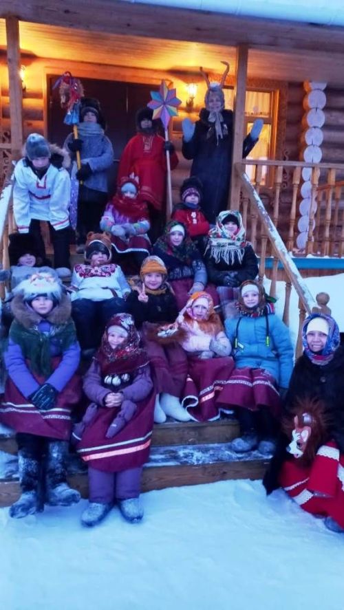 В Татарстане, в селе Никольское Лаишевского района колядовать ходили