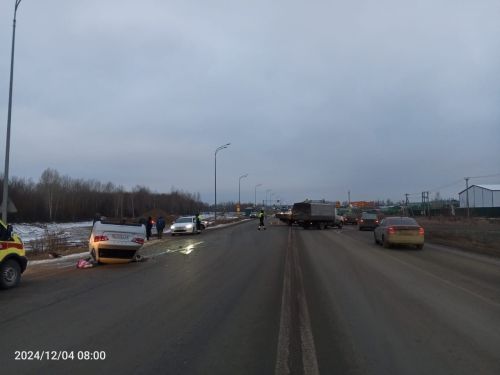 Серьезное ДТП произошло на минувшей неделе в Лаишевском районе