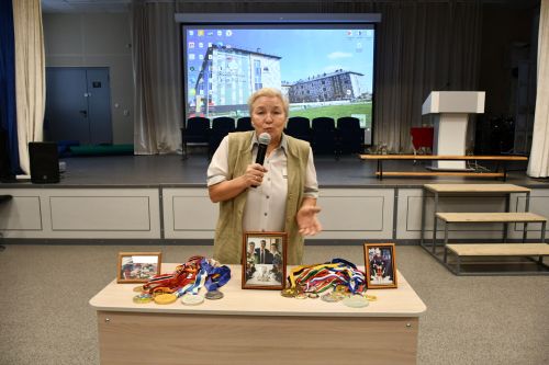 Сегодня в Усадском лицее «Здоровое поколение» побывала паралимпийская чемпионка