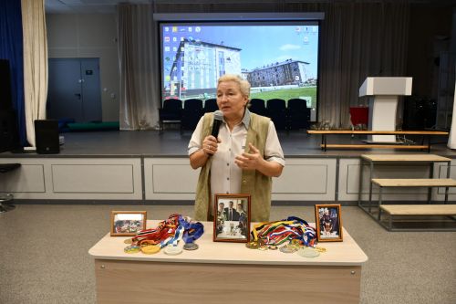 Сегодня в Усадском лицее «Здоровое поколение» побывала паралимпийская чемпионка