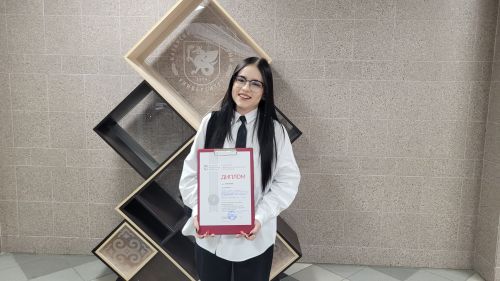 Лаишевская десятиклассница награждена дипломом I степени за исследовательскую работу