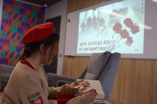 Участник Афганской войны встретился с лаишевскими школьниками и студентами